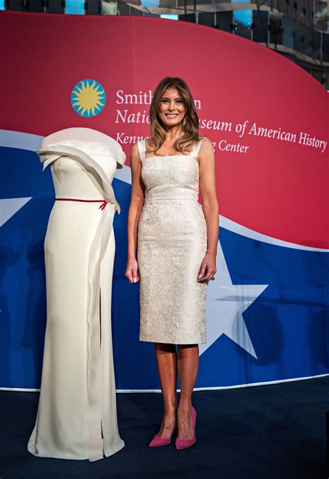 melania trump first lady dresses